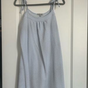 Seersucker dress or beach cover-up